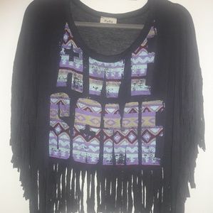 Fio Fio fringe crop top